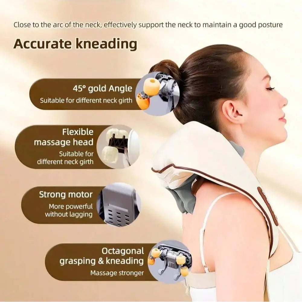 Manual Wooden Handheld Body Massage Roller