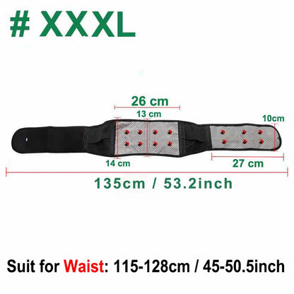 Self-Heating Magnetic Therapy Lumbar Belt