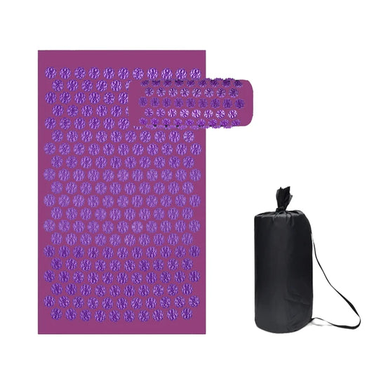 Acupressure Yoga Mat & Kuznetsov Applicator Cushion