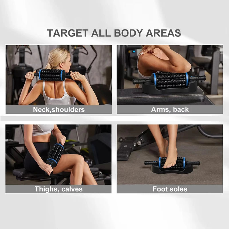 Cordless 360° Rolling Percussive Body Massager