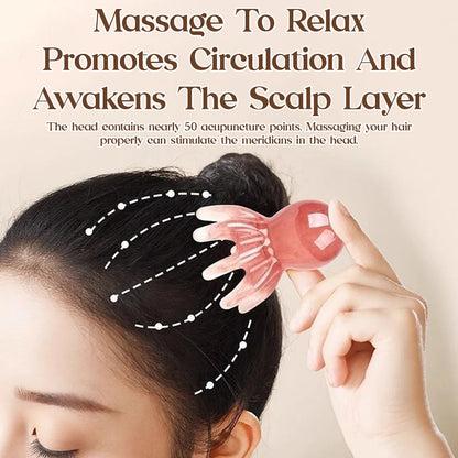 Octopus Head Acupressure Scalp Comb