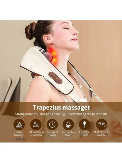 Manual Wooden Handheld Body Massage Roller
