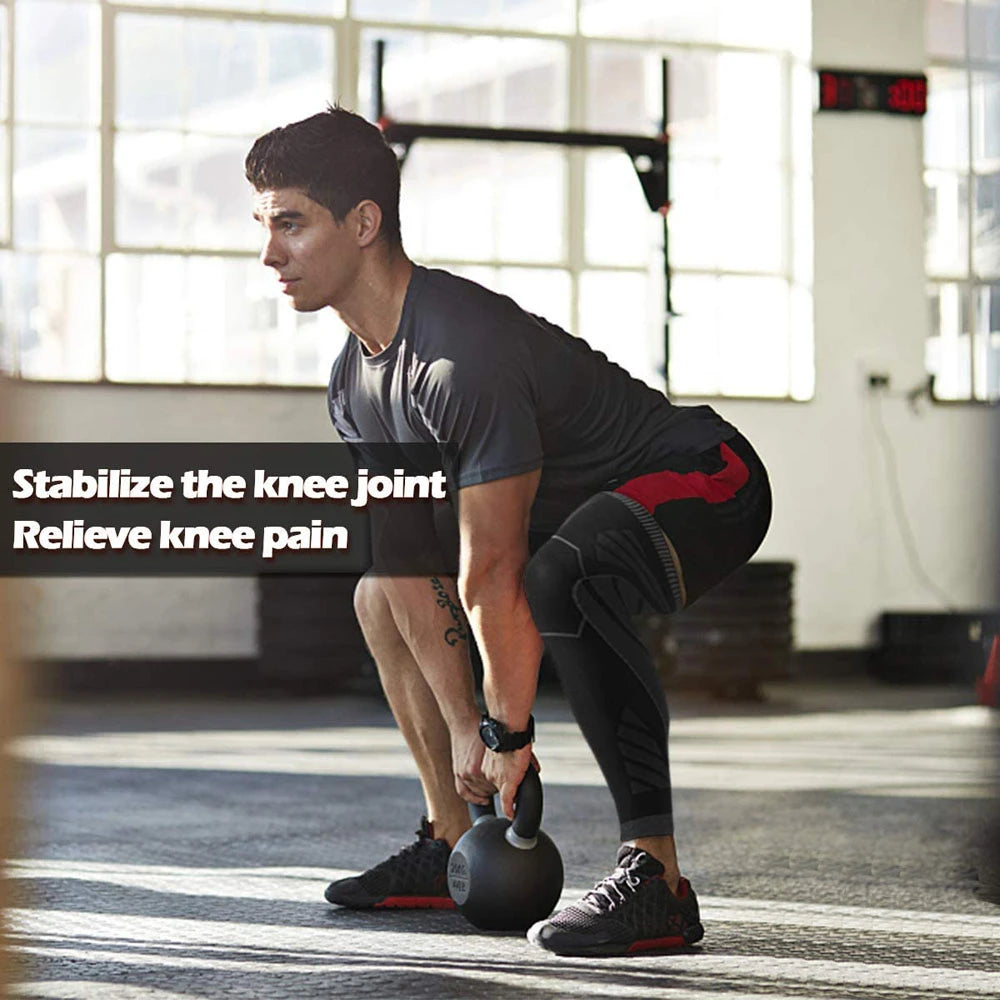 Full-Leg Compression Knee Support Sleeve