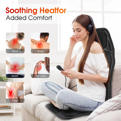 Electric Infrared Full-Body Back Massager Cushion
