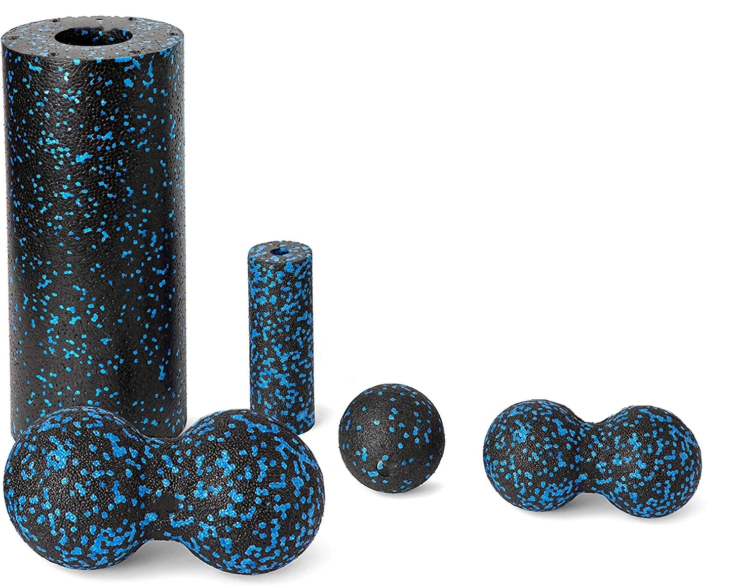 High-Density Yoga Foam Roller & Fascia Ball Set