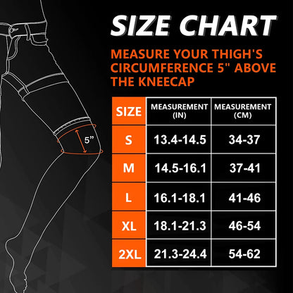 Full-Leg Compression Knee Support Sleeve