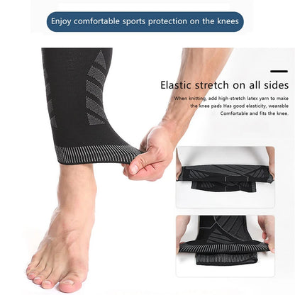 Full-Leg Compression Knee Support Sleeve