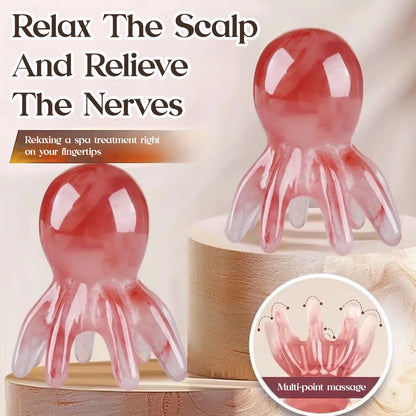 Octopus Head Acupressure Scalp Comb