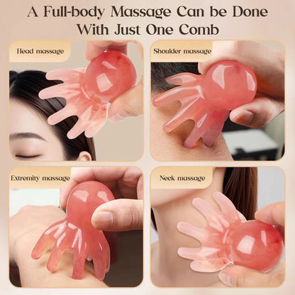 Octopus Head Acupressure Scalp Comb