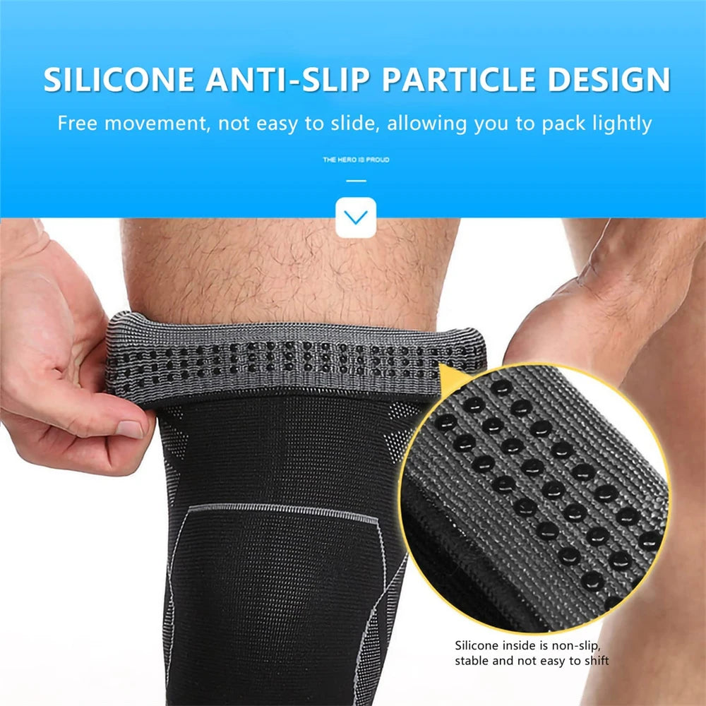 Full-Leg Compression Knee Support Sleeve