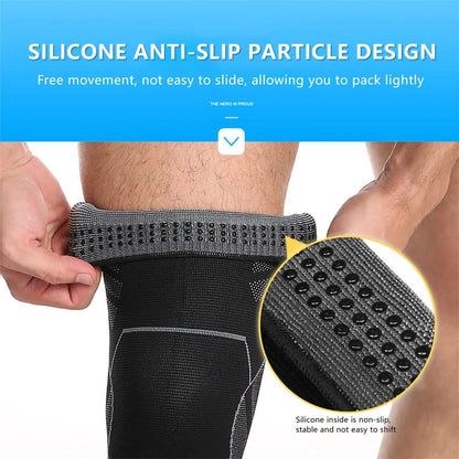 Full-Leg Compression Knee Support Sleeve