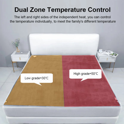 Electric Heated Blanket with Automatic Thermostat