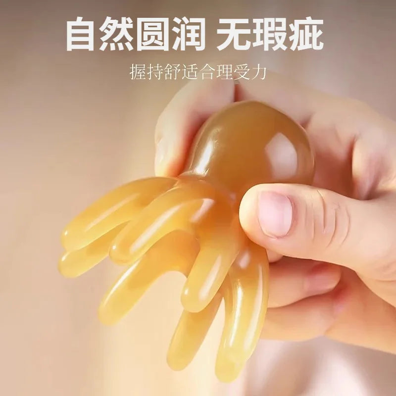 Octopus Head Acupressure Scalp Comb