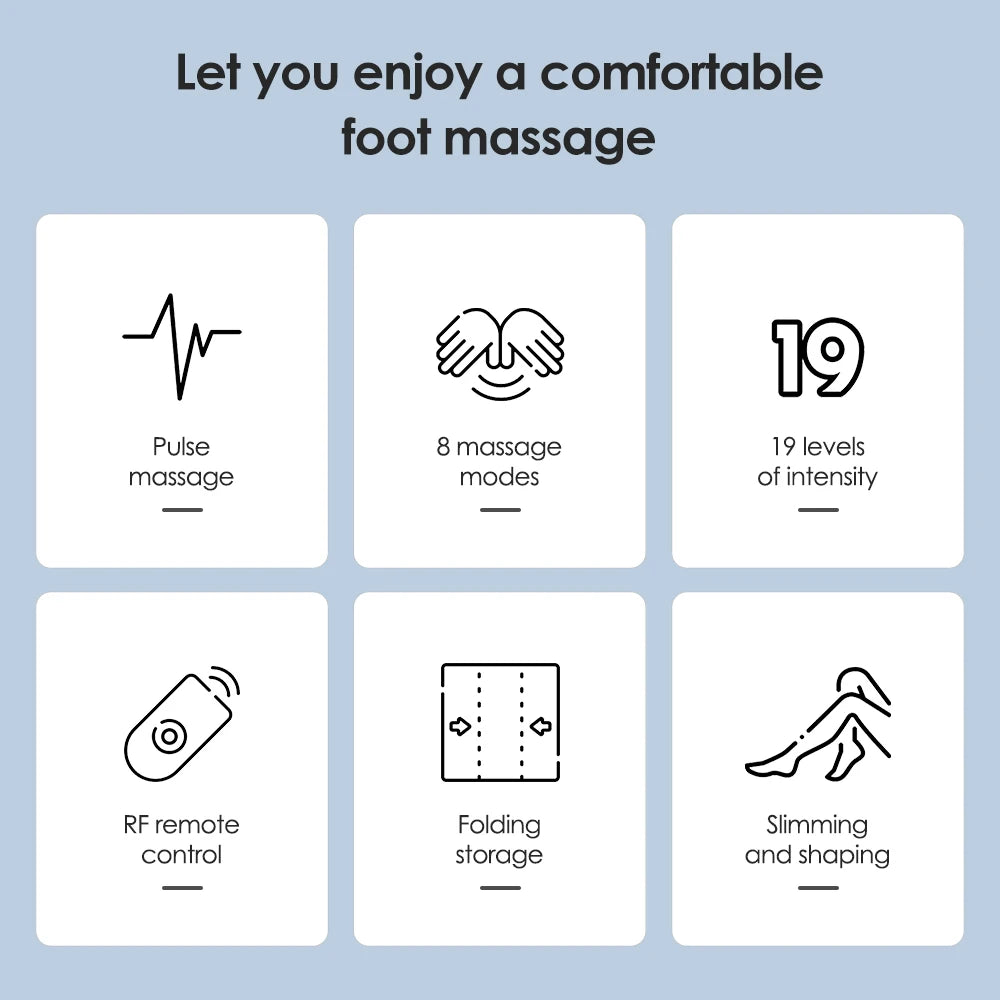 Rechargeable EMS Electric Foot Massager Pad
