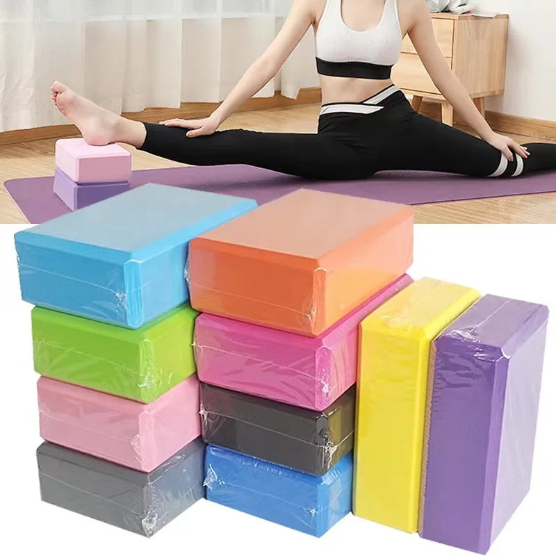 EVA Foam Yoga Blocks & Bolster Pillow Set