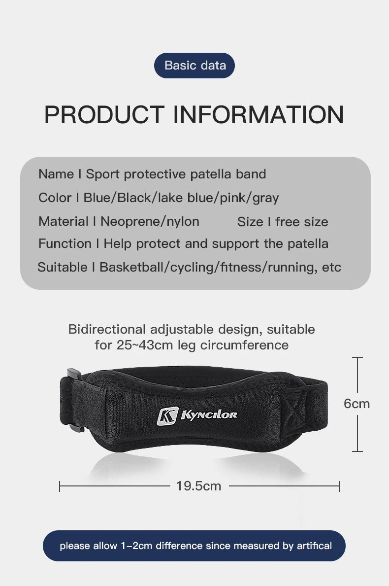 Adjustable Patella Knee Strap