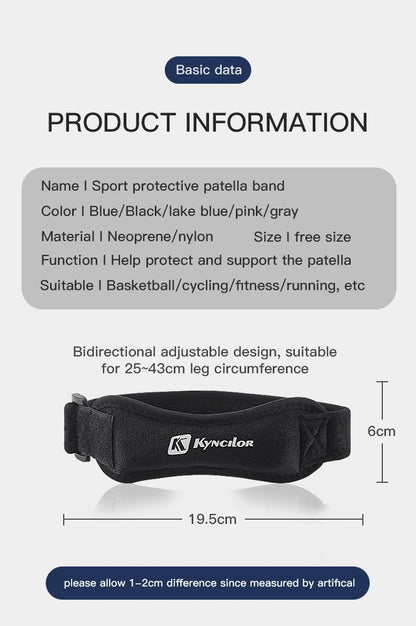 Adjustable Patella Knee Strap