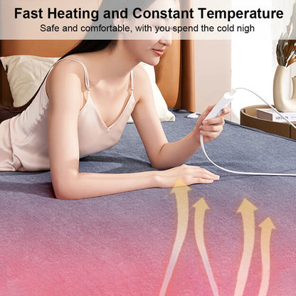 Electric Heated Blanket with Automatic Thermostat