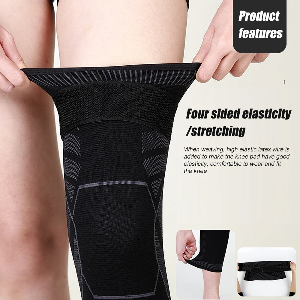Full-Leg Compression Knee Support Sleeve