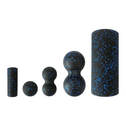 High-Density Yoga Foam Roller & Fascia Ball Set