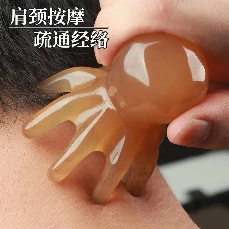Octopus Head Acupressure Scalp Comb