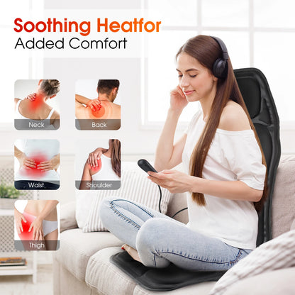 Electric Infrared Full-Body Back Massager Cushion