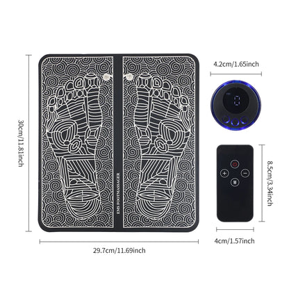 Rechargeable EMS Electric Foot Massager Pad
