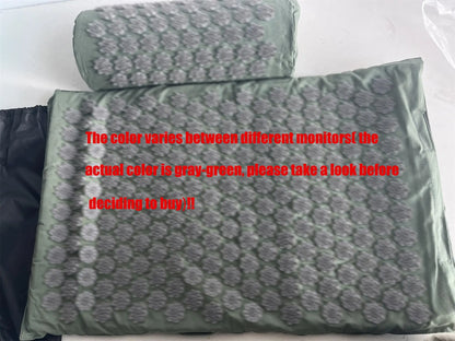 Acupressure Yoga Mat & Kuznetsov Applicator Cushion