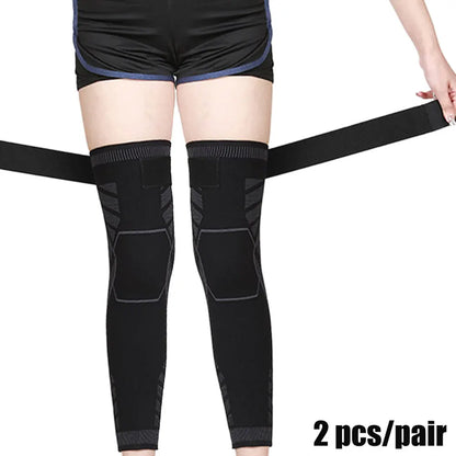 Full-Leg Compression Knee Support Sleeve