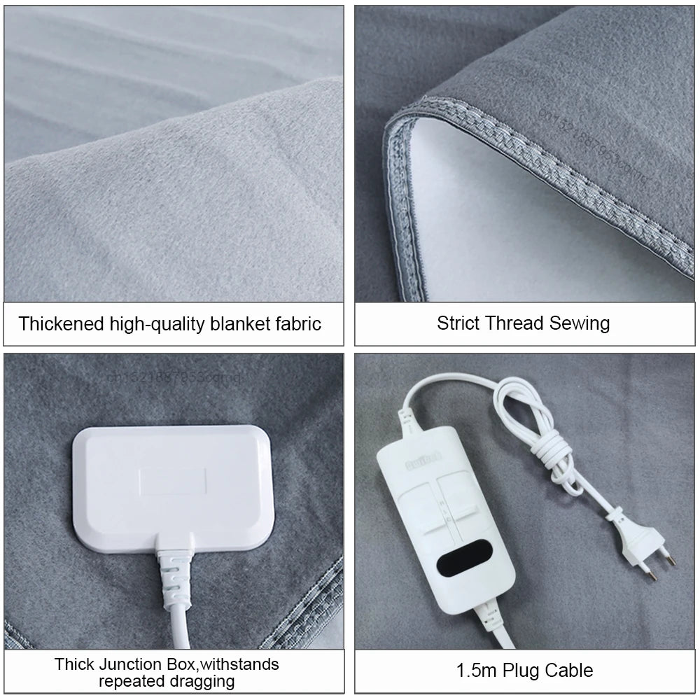 Electric Heated Blanket with Automatic Thermostat