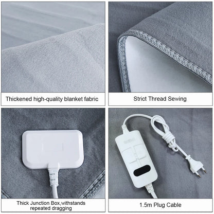 Electric Heated Blanket with Automatic Thermostat