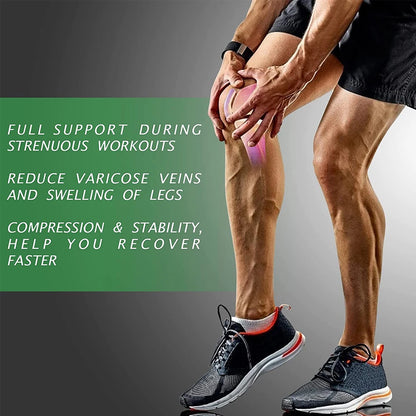 Full-Leg Compression Knee Support Sleeve
