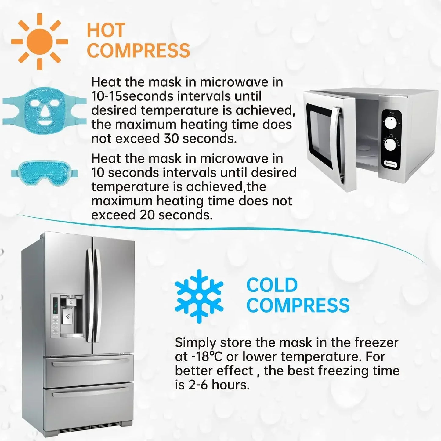Gel Cooling & Hot/Cold Face & Eye Mask