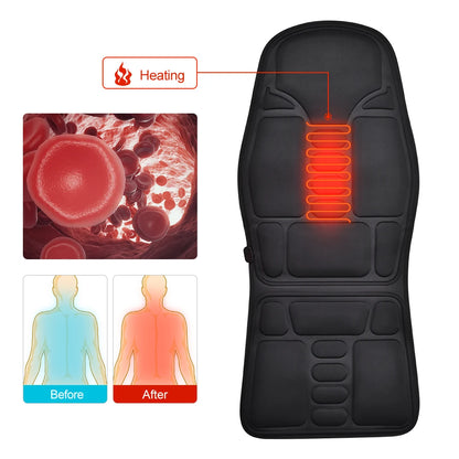 Electric Infrared Full-Body Back Massager Cushion