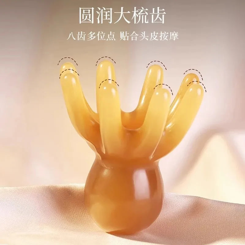 Octopus Head Acupressure Scalp Comb