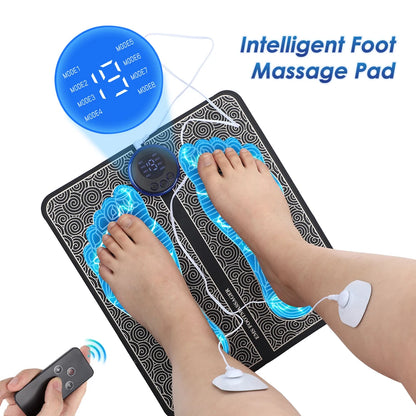 Rechargeable EMS Electric Foot Massager Pad