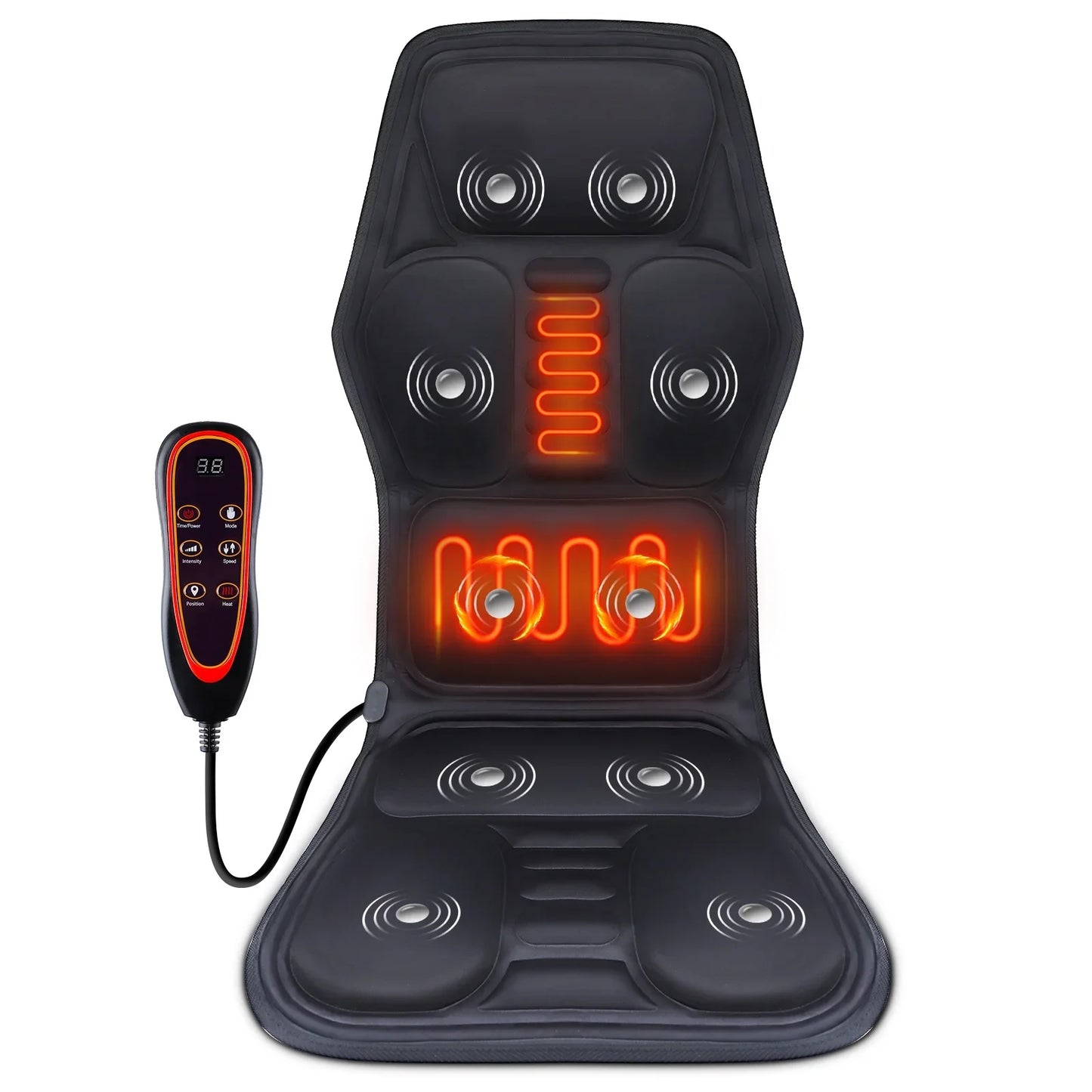 Electric Infrared Full-Body Back Massager Cushion