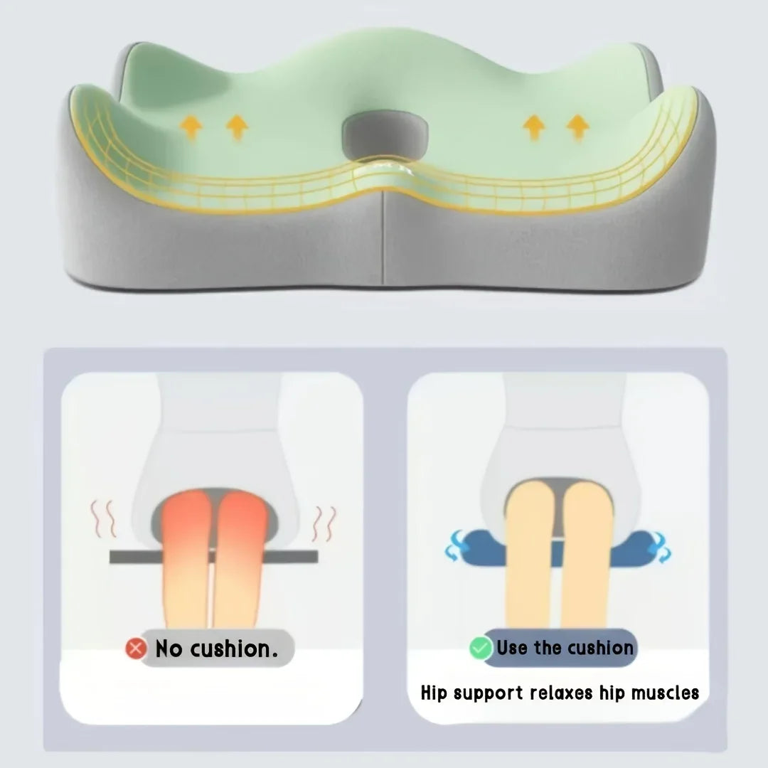 Ergonomic Memory Foam Office Seat Cushion